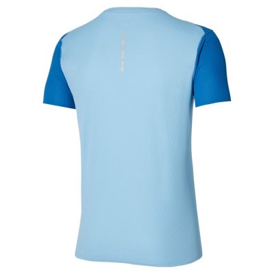 Camisa Mizuno AERO Tee Hombre - Azules - Chile M315TFZPVL